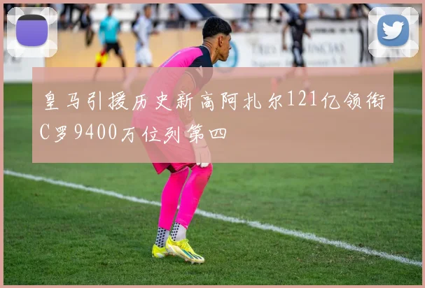 皇马引援历史新高阿扎尔121亿领衔C罗9400万位列第四