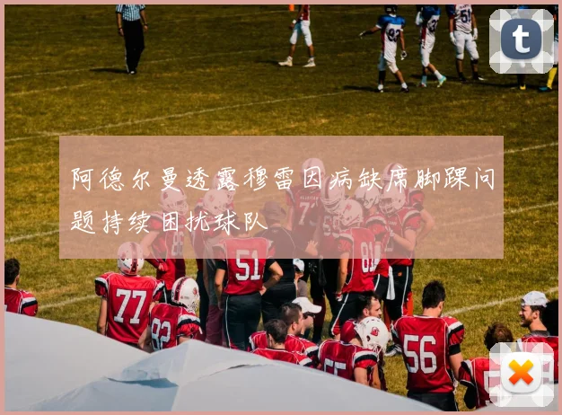 阿德尔曼透露穆雷因病缺席脚踝问题持续困扰球队